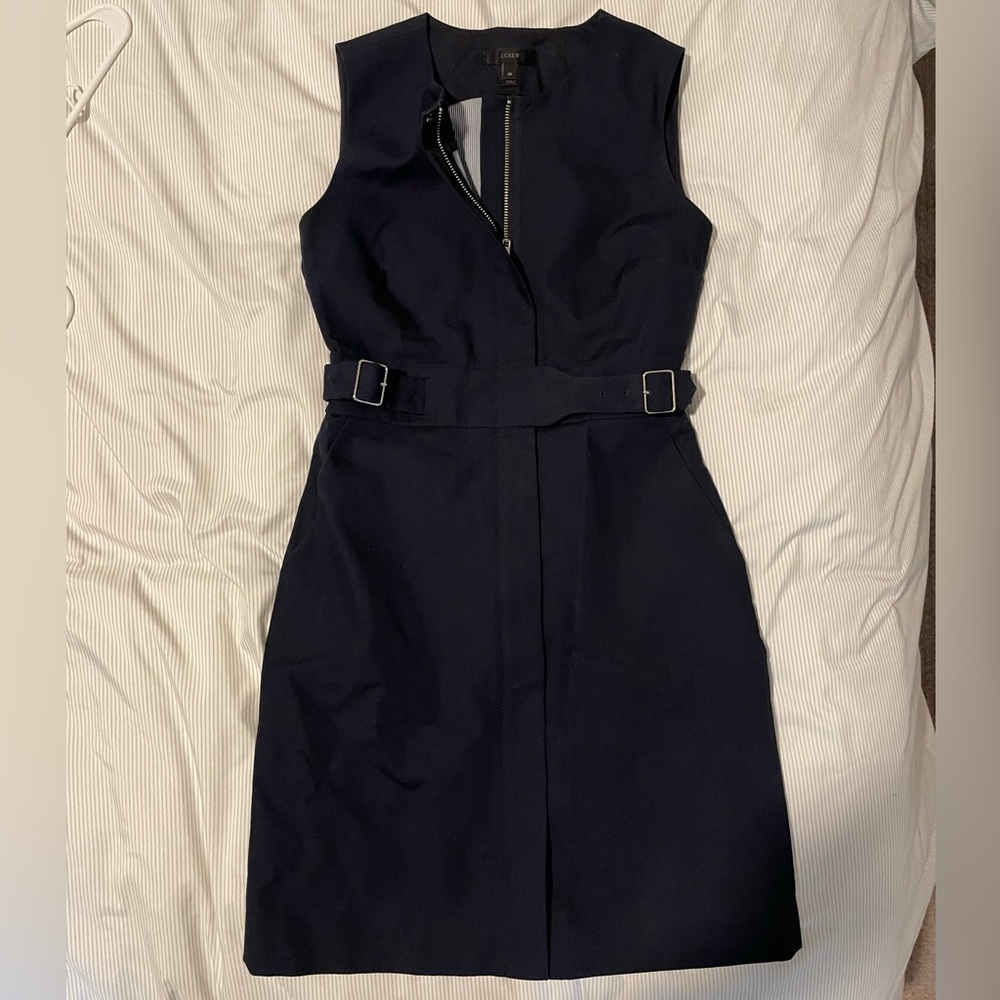 J Crew Belted Dress - 0 Petite